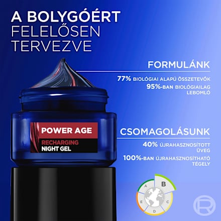 Férfi éjszakai arckrém, Power age L'ORÉAL PARiS MEN EXPERT