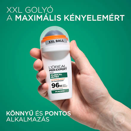 Férfi deo roll-on, Clinical ultra L'ORÉAL PARiS MEN EXPERT
