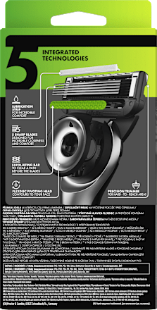 Pánsky holiaci strojček Labs + 3 NH a stojan Gillette