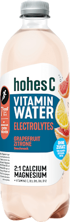 Erfrischungsgetränk, Vitamin Water Electrolytes, Grapefruit-Zitrone hohes C