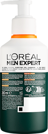 Gel de curățare Derma Control L'ORÉAL PARiS MEN EXPERT