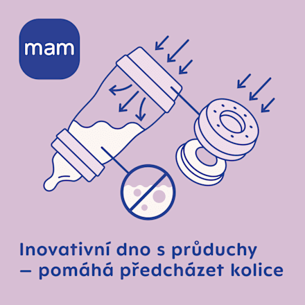 lahev Anti-Colic Perfect Start, béžová 2x160 ml mam