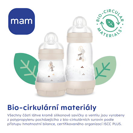 lahev Anti-Colic Perfect Start, béžová 2x160 ml mam