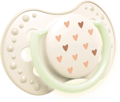 dudlík silikonový Teddy Love 0-6m LOVI