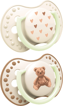 dudlík silikonový Teddy Love 0-6m LOVI