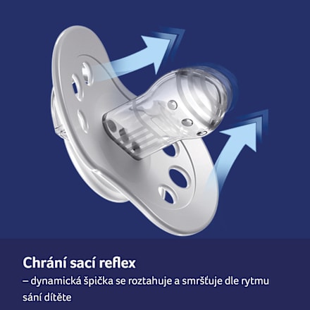 dudlík silikonový Teddy Love 0-6m LOVI