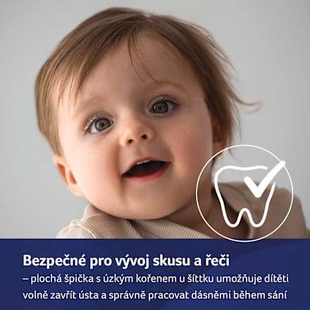 dudlík silikonový Capichill růžový 0-6m LOVI