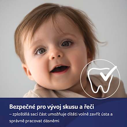 dudlík silikonový Teddy Love 0-6m LOVI