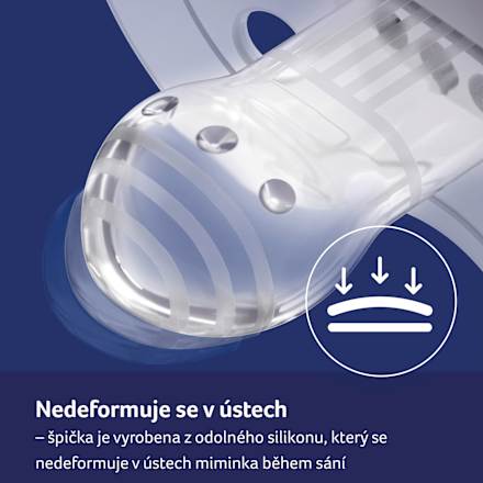 dudlík silikonový Capichill 0-6m LOVI