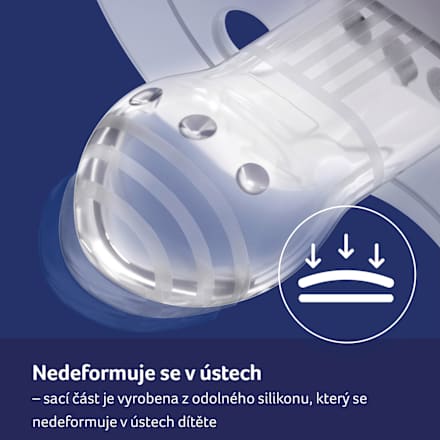 dudlík silikonový Teddy Love 0-6m LOVI