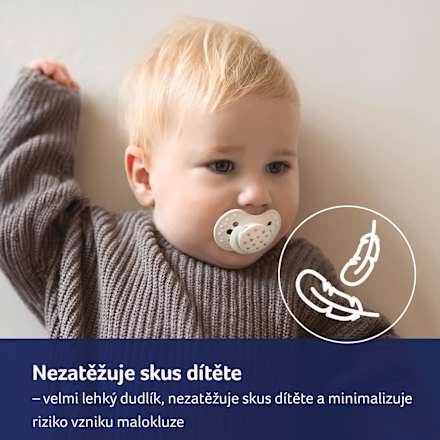 dudlík silikonový Teddy Love 0-6m LOVI