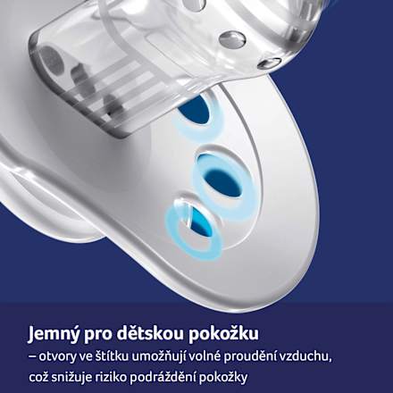 dudlík silikonový Capichill růžový 0-6m LOVI