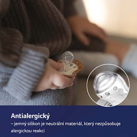 dudlík silikonový Teddy Love 0-6m LOVI