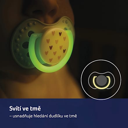 dudlík silikonový Teddy Love 0-6m LOVI