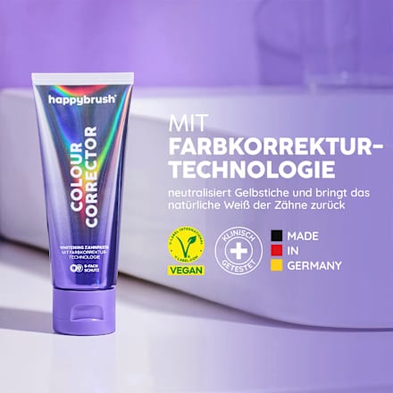 Zahnpasta Colour Corrector happybrush