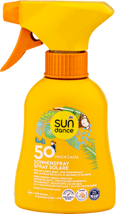 dětský sprej na opalování SPF 50  SUNDANCE