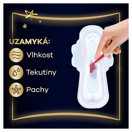 vložky s křidélky Ultra Secure Night, velikost 4 always