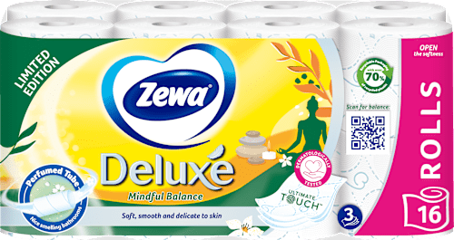 Deluxe Toalettpapír 16 tekercs 3 rétegű Limited edition ZEWA