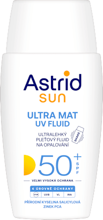 sun pleťový fluid Ultra Mat SPF50+ Astrid