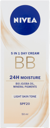 BB denný krém 24h Moisture 5v1 s OF 15 - svetlý odtieň NIVEA