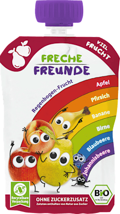 Quetschie Regenbogen ab dem 6. Monat Freche Freunde
