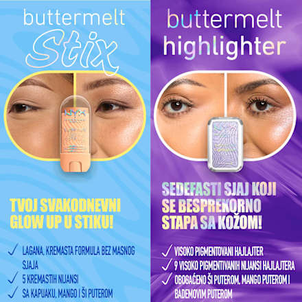 buttermelt Stix hajlajter u stiku - 03 That's So Melt NYX PROFESSIONAL MAKEUP