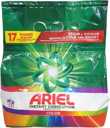 Detergent de rufe pudră Color 17 spălări ARIEL