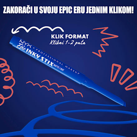 Epic INKY STIX vodootporni ajlajner 06 - Cobalt Click NYX PROFESSIONAL MAKEUP