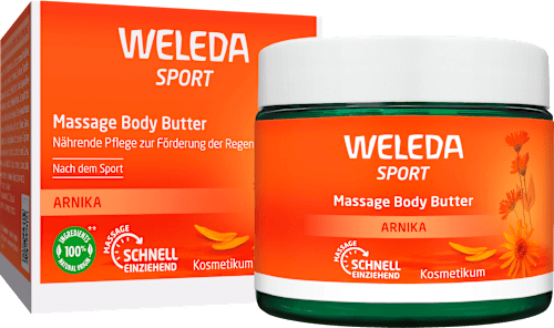 Körperbutter Sport Massage Arnika WELEDA