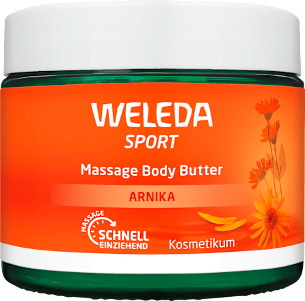 Körperbutter Sport Massage Arnika WELEDA
