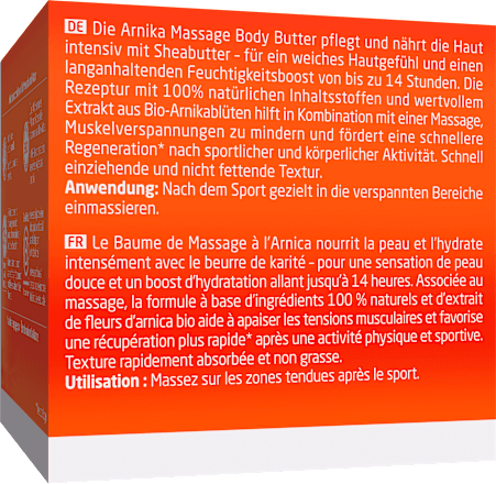 Körperbutter Sport Massage Arnika WELEDA