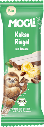 Riegel Kakao mit Banane ab 3 Jahren MOGLi