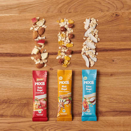 Riegel Müsli Honig mit Haselnüssen ab 3 Jahren MOGLi
