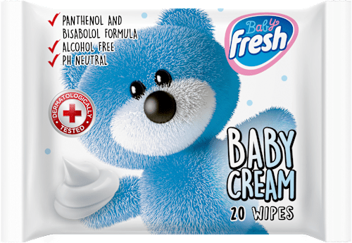 CREAM - vlažne maramice za bebe  Baby fresh