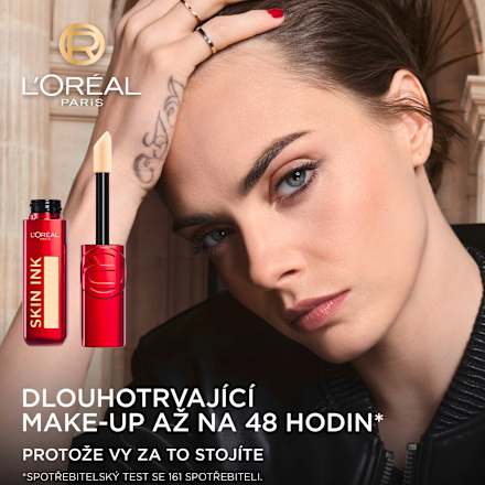 Skin Ink make-up & korektor 2 v 1, 20 Light Neut L'ORÉAL PARiS