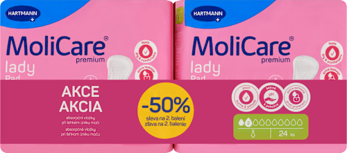 inkontinenční vložky lady Pad 2 kapky HARTMANN MoliCare