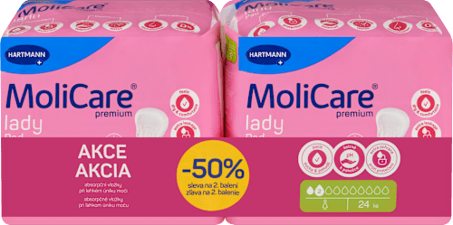 inkontinenční vložky lady Pad 2 kapky HARTMANN MoliCare