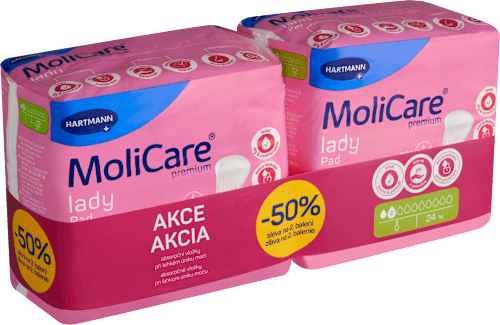 inkontinenční vložky lady Pad 2 kapky HARTMANN MoliCare