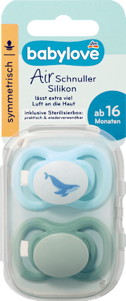 Schnuller Air Silikon symmetrisch 16+ Monate sortiert babylove