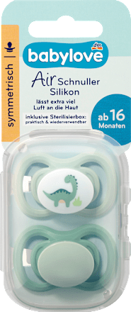 Symetrický silikónový cumlík Air - veľ. 3, 16+ mesiacov babylove