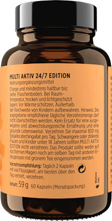 Kapseln Multi Aktiv 24/7 Edition get your well being BY BIOGENA