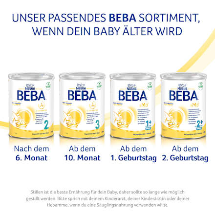 Anfangsmilch 1 von Geburt an Nestlé BEBA
