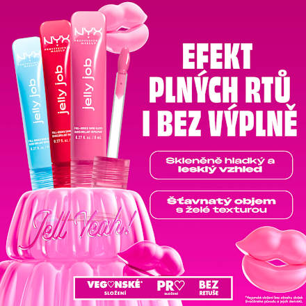 lesk na rty Jelly Job, 01 Just Jelly NYX PROFESSIONAL MAKEUP
