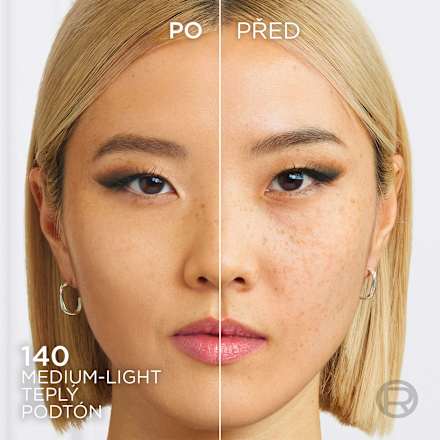 Skin Ink make-up & korektor 2 v 1, 140 Light Warm L'ORÉAL PARiS