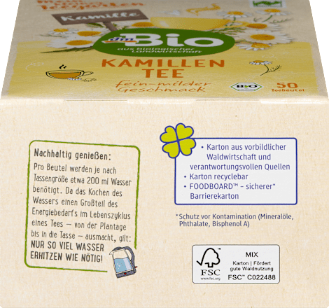 Kräutertee Kamille (50x1,5g) dmBio