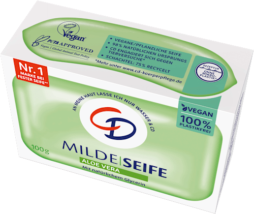 mildes Seifenstück mit Aloe Vera CD