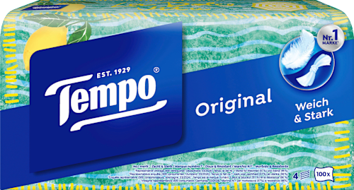 Taschentücher Box 4-lagig Tempo