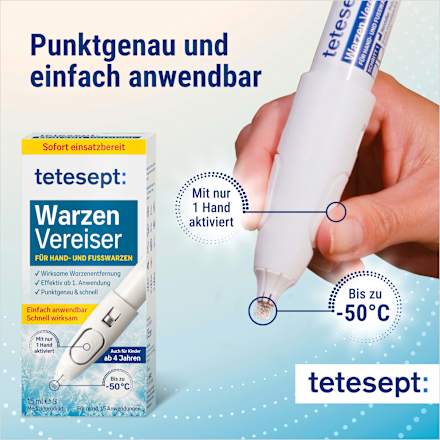Warzen Vereiser tetesept