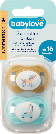 Silikónový symetrický cumlík, veľ. 3 (16+ mesiacov) babylove