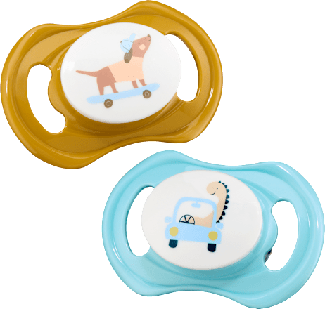 Succhietto simmetrico in silicone 16+ mesi babylove